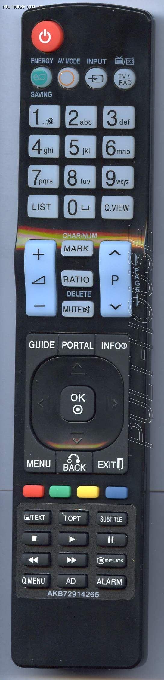 Дистанционно управление LG AKB72914265