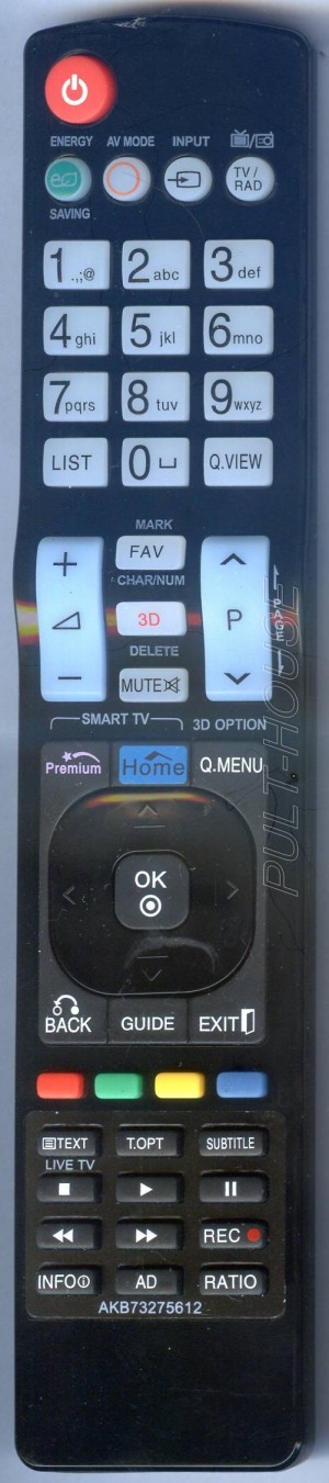 Дистанционно управление LG AKB73275612