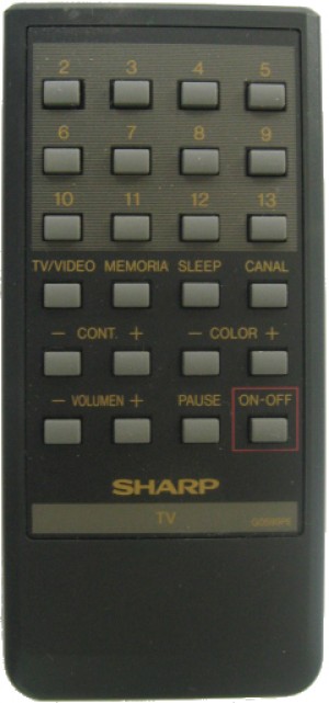 Дистанционно управление SHARP G0599PE