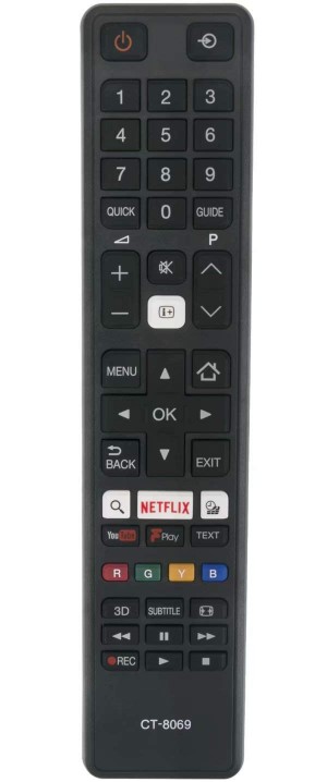 Дистанционно управление TOSHIBA CT-8069 YouTube